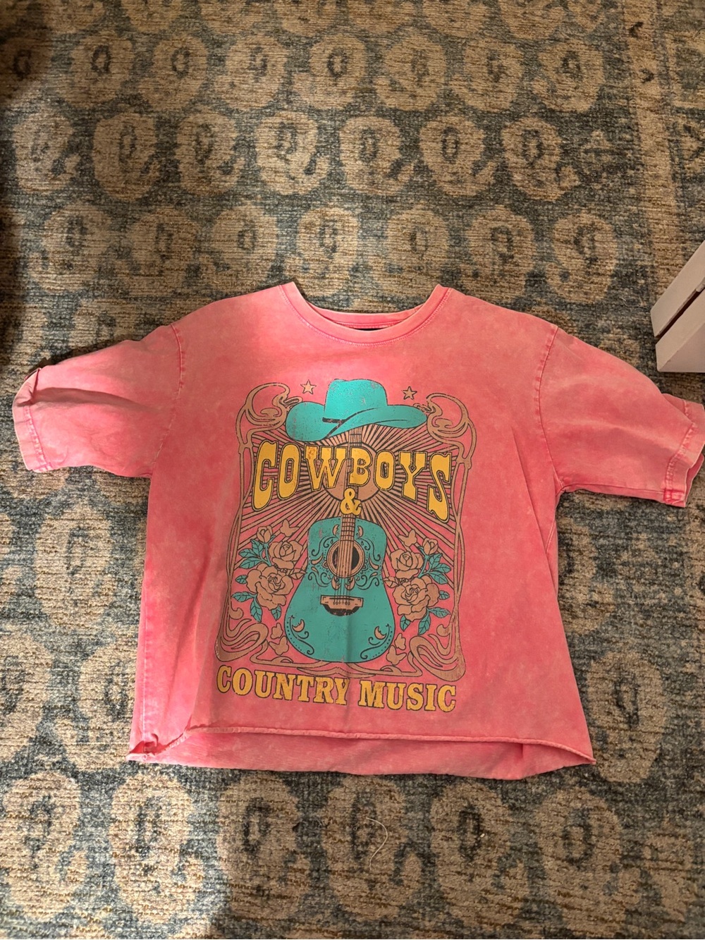 Pink graphic tee